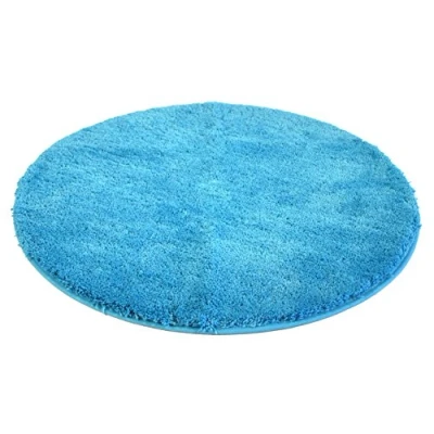 Afbeelding van Kinzler J 10001/41 turquoise badmat, microvezel, 90 cm rond