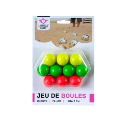 Afbeelding van 10 buts hout, kleur fluor, 30 mm