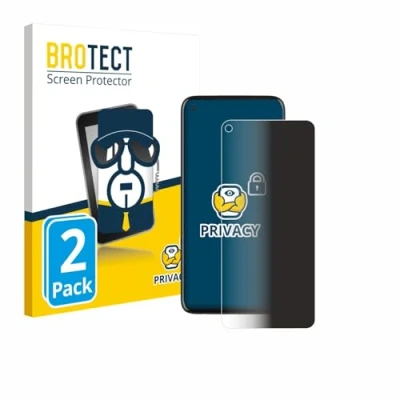 Afbeelding van BROTECT privacy screenprotector voor Motorola Moto G Pro Folie Beschermfolie Blauwlichtfilter (2 Stuks)