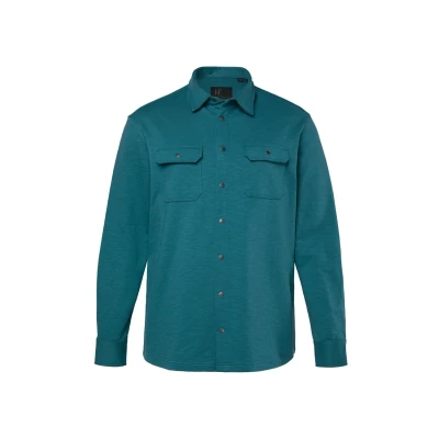 Afbeelding van JP1880 Modern Overhemd, Heren, Maat: Large, Petrol