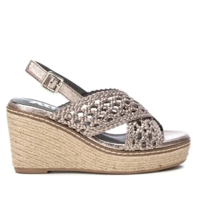 Afbeelding van XTI 142746, sandalen met sleehak voor dames, Lood, 38 EU