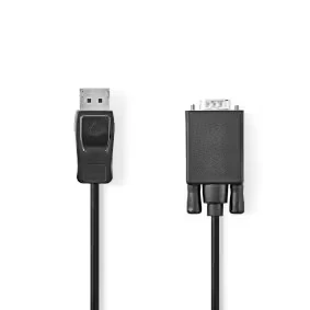Afbeelding van DisplayPort naar VGA kabel Nedis 1 meter (Full HD)