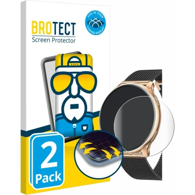 Afbeelding van BROTECT Volledig bedekkende screen protector, Smartwatch beschermfolie, Transparant