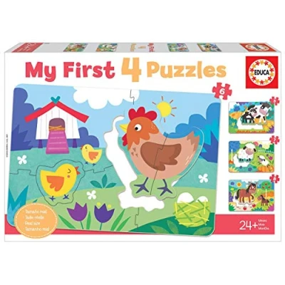 Afbeelding van Puzzel Educa My First Puzzles 8 Onderdelen (8 + 7 6 +5 pcs)
