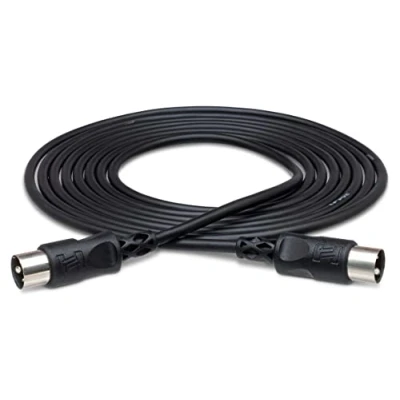 Afbeelding van Hosa MID 315BK, MIDI kabel, 5 pins DIN naar Same, 15 ft