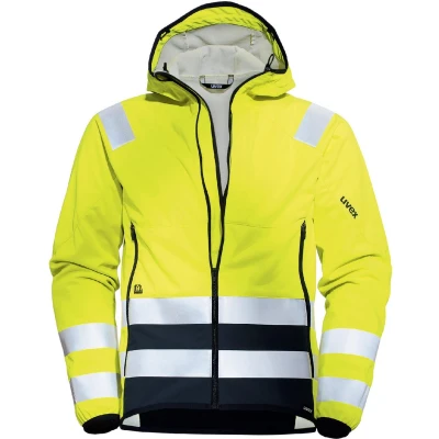 Afbeelding van Uvex Softshelljacke Protection Flash Gelb, Grau, Warngelb (89382) 3XL