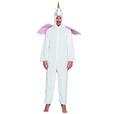 Afbeelding van Boland Kostuum Eenhoorn pluche wit (max. 1.95 m) Volwassenen Fantasy Unicorn