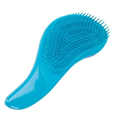 Afbeelding van CAISHA Paars Blauwe Haarborstel Voor Nat Haar Trekvrije Ontwarrende Borstel Alle Haartypes K104