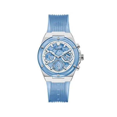 Afbeelding van Guess Blauwe Siliconen Horloge voor Stijl en Functionaliteit