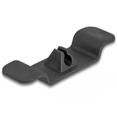 Afbeelding van Delock Kabelhalter Clip selbstklebend Set 3 Stück schwarz HQ produc