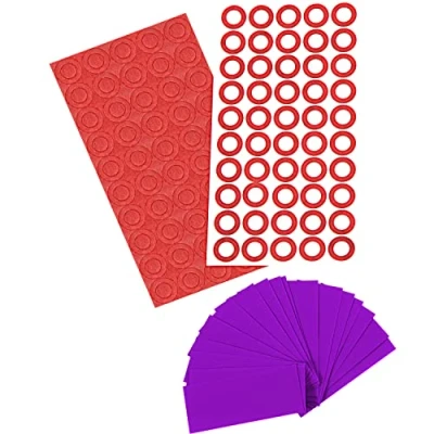 Afbeelding van ISOLATECH 100 stuks PVC krimpkous gesneden 72mm stukken violet zonder lijm platte maat 30mm(Ø19,1mm) krimpverhouding 2:1 en batterij isolatoren voor 18650 oplaadbare batterijen label