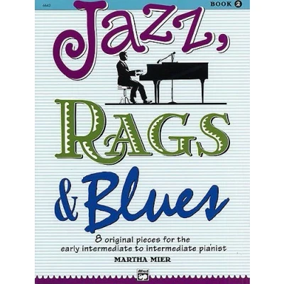 Afbeelding van Martha Mier: Jazz, Rags And Blues Book 2. Partitions pour Piano