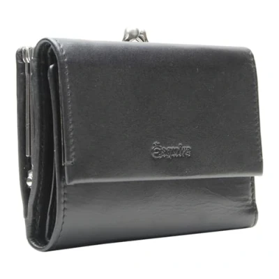 Afbeelding van Esquire New Silk Portemonnee Wallet Black