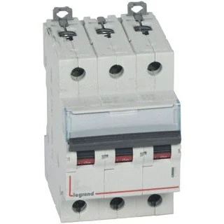 Afbeelding van Legrand autom dx3 6000a 10ka 3p c10 400v 3 modules 407857