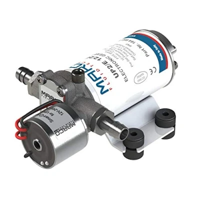 Afbeelding van MARCO UP2/E 12/24V pomp autoclaaf 10 l/min 2 bar met elektronische bediening, wit