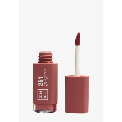 Afbeelding van 3ina THE Longwear Lipstick Vloeibare lippenstift, Maat: 6.5 ml, 261 dark nude