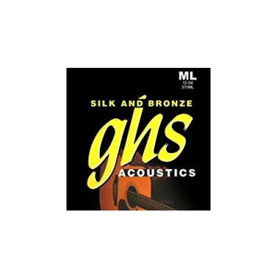 Afbeelding van ghs SAB 370 12L Silk/Brons Light (12 snaren)