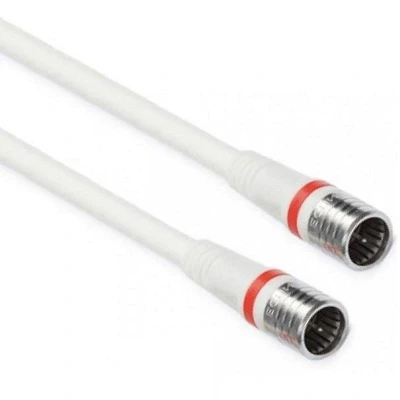 Afbeelding van Coax kabel Ziggo Technetix 1.5 meter (F connector, Wit)