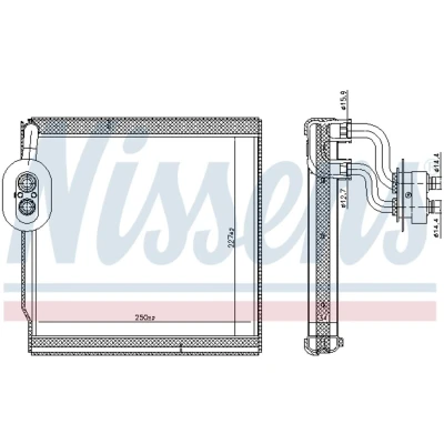 Afbeelding van Nissens Airco verdamper 92374