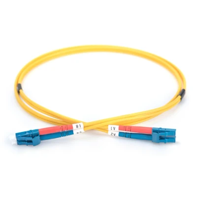 Afbeelding van DIGITUS DK 2933 05 Glasvezelkabel OS2 5 m LC naar Duplex 1/10 Gbit/s SM Singlemode Glasvezel LAN kabel Vezeltype: 9/125 µ Geel (Yellow)