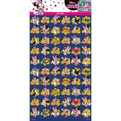 Afbeelding van Funny Products Stickervel Minnie Mouse 20 X 10 Cm Papier 60 Stuks