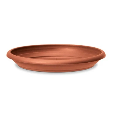 Afbeelding van Scheurich onderzetter van kunststof, terracotta, 37 cm diameter, 5,5 hoog