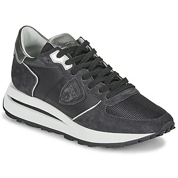 Afbeelding van Philippe Model Sneakers laag, Dames, Maat: 39, Black Veloursleer