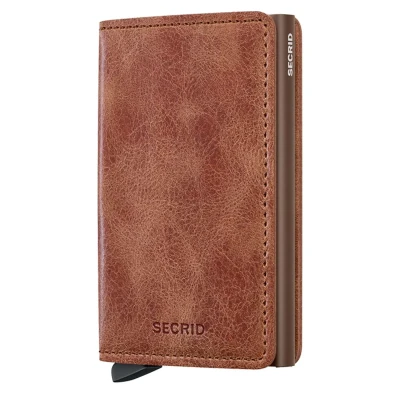 Afbeelding van Secrid Slimwallet Vintage cognac brown pasjeshouder