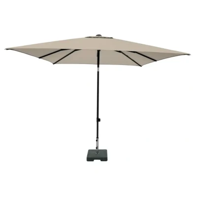 Afbeelding van Stokparasol corsica push up 200x250cm polyester ecru grade 6 zonwering Madison