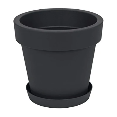 Afbeelding van Prosperplast Lofly serie antraciet bloempot 40 cm diameter