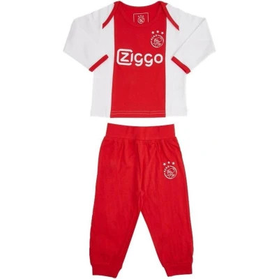 Afbeelding van Ajax baby pyjama rood/wit