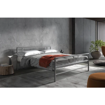 Afbeelding van Bed &#039;Sandro&#039; Grijs 160x200 met lattenbodem (2c)