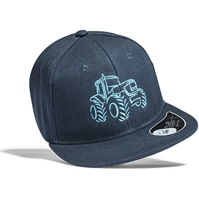 Afbeelding van Kindercap: Tractor Basecap Kinderpet Jongens Petje Sport Muts, Donkerblauw, One size