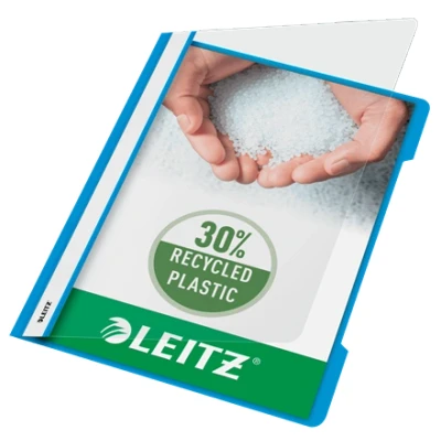 Afbeelding van Snelhechter Leitz standaard A4 PVC lichtblauw