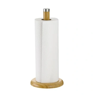 Afbeelding van Kela keukenrolhouder Katana 32 x 14 cm bamboe/RVS naturel