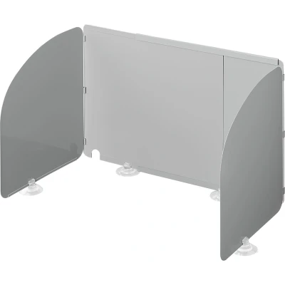 Afbeelding van Pro Plus Kookwindscherm 3 delig staal vouwbaar + uitschuifbaar 32/62 x 28,5 25 cm