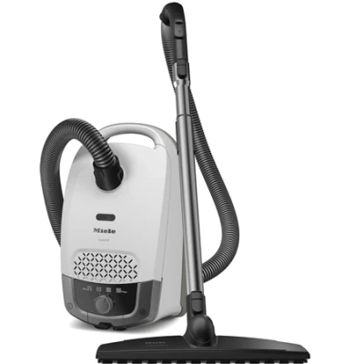 Afbeelding van Miele Guard S1 Parquet XL Stofzuiger Met Zak ​Briljantwit Wit Sledestofzuiger 890 Watt Electronische zuigkrachtregeling