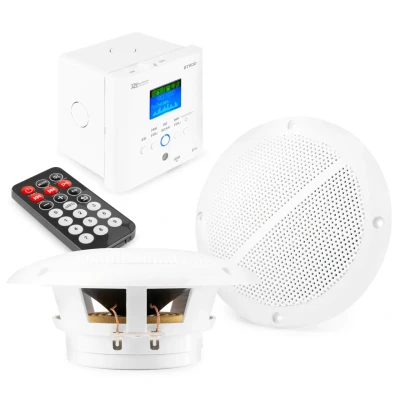 Afbeelding van Power Dynamics BTW30 inbouw stereo versterker met Bluetooth en