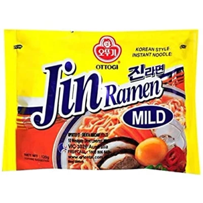 Afbeelding van SPICEHUB Ottogi Jin Ramen (mild) 120g (Pack van 5)