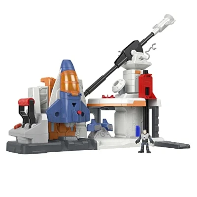 Afbeelding van Fisher Price Imaginext Lightyear Star Command Oppakken en gooien Spelset met ruimteschip, actiefiguren, accessoires, licht geluid Vanaf 3 jaar HGT25