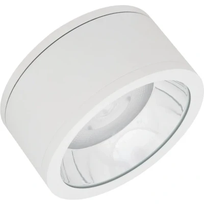Afbeelding van Ledvance downlight surface plafond wandarmatuur 45w 4950lm 4000k cri80 36 ip65 ik06 opbouw beh wit alu xh 250x125mm 4058075769236