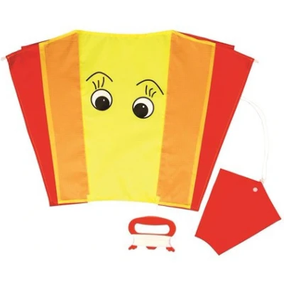 Afbeelding van Wolkenstürmer Vlieger Sled Karlchen 65 Cm Polyester Geel 4 delig