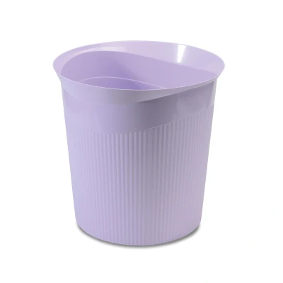 Afbeelding van Papierbak HAN Re LOOP 13 liter rond pastel paars 100% gerecycled mater