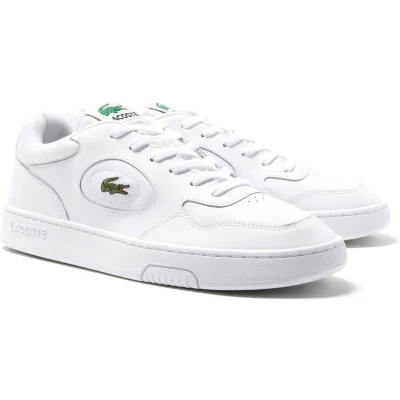 Afbeelding van Lacoste Lineset 223 1 Sneakers laag, Dames, Maat: 39, White Imitatieleer/ textiel