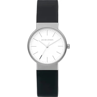 Afbeelding van Jacob Jensen Damen Uhren Analog Quarz One Size Dunkelblau 32020796