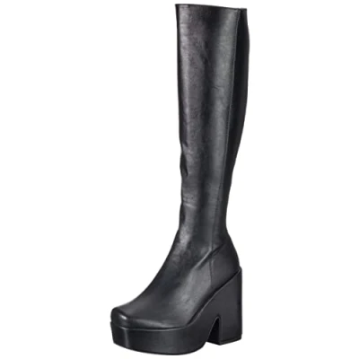 Afbeelding van LAMODA Dog Days Chunky Platform Boots, EU 36, Black PU, 36