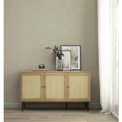 Afbeelding van Dressoir Rens in naturel melamine eiken