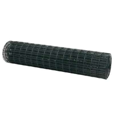Afbeelding van vidaXL Euro Schutting Groen 1.4x10 m Staal