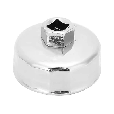 Afbeelding van Dop Oliefiltersleutel，Oliefiltersleutel 64 mm Auto Socket Remover Tool Cartridge Dopsleutel voor Het Los en Aandraaien