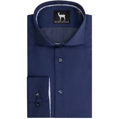Afbeelding van Gents Blumfontain polkadot navy ML7 Maat M